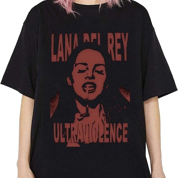 Lana del Rey T-shirt Ultraviolence Tee Black - Picture 1 of 3